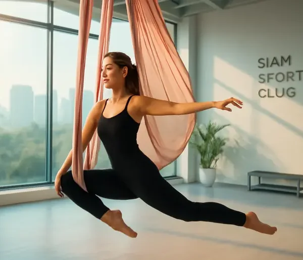 สยามคีฬาคลับเปิดตัว: โยคะฟลายมิติใหม่ ท้าแรงโน้มถ่วง